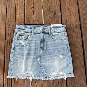 american eagle jean skirt